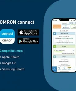 OMRON RS7 Intelli IT Bloeddrukmeter Pols - Blood Pressure Monitor - Klinisch Gevalideerd - Met Mobiele App - 13,5 Tot 21,5 Cm Manchet -Yunmai Shop 550x550 543