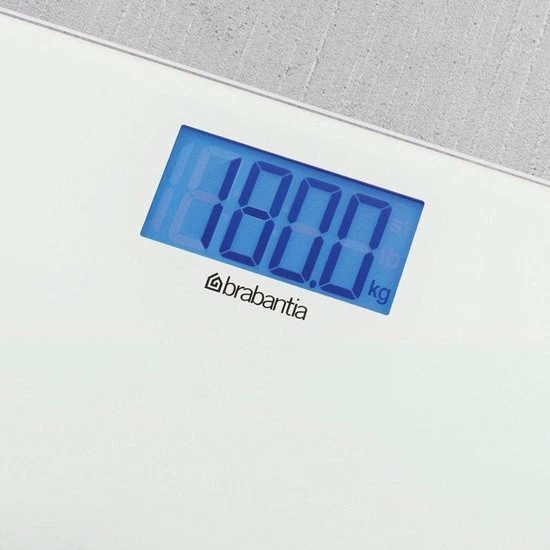 Brabantia Personenweegschaal Digitaal - Op Batterijen - White 5 Brabantia Personenweegschaal Digitaal - Op Batterijen - White - Afbeelding 3