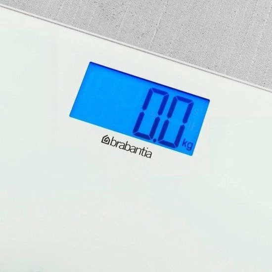 Brabantia Personenweegschaal Digitaal - Op Batterijen - White 14 Brabantia Personenweegschaal Digitaal - Op Batterijen - White - Afbeelding 12