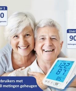 Alphamed U81D Bloeddrukmeter Bovenarm - Hartslagmeting - Geheugenfunctie - 22 42 Cm Manchet - Wit -Yunmai Shop 550x550 567