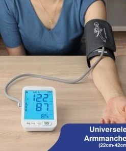 Alphamed U81D Bloeddrukmeter Bovenarm - Hartslagmeting - Geheugenfunctie - 22 42 Cm Manchet - Wit -Yunmai Shop 550x550 570