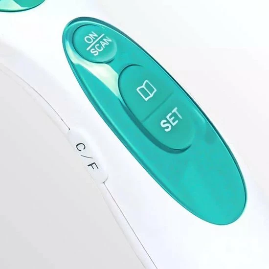 Infrarood Thermometer- Koorts- Contactloos- Thermometer Lichaam, Voorhoofd, Oor- Professioneel- Medisch- Baby, Kinderen, Volwassenen- Digitaal- CE Gecertificeerd, Hygi?nisch, Veilig, Makai 4 Infrarood Thermometer- Koorts- Contactloos- Thermometer Lichaam, Voorhoofd, Oor- Professioneel- Medisch- Baby, Kinderen, Volwassenen- Digitaal- CE Gecertificeerd, Hygi?nisch, Veilig, Makai - Afbeelding 2