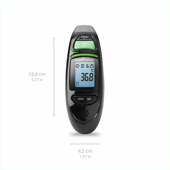 Medisana TM 750 Black Multifunctionele Infrarood Thermometer 7 Medisana TM 750 Black Multifunctionele Infrarood Thermometer - Afbeelding 5