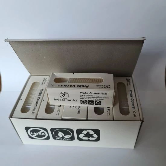 IndoorTactics 200 Stuks Navulset Beschermkapjes Voor Braun Thermoscan D2H - Beschermkapjes Navulset Voor Braun Thermoscan 3/7 Oorthermometer - Thermometer Dopjes - Lens Filters Cover Set 3 IndoorTactics 200 Stuks Navulset Beschermkapjes Voor Braun Thermoscan D2H - Beschermkapjes Navulset Voor Braun Thermoscan 3/7 Oorthermometer - Thermometer Dopjes - Lens Filters Cover Set