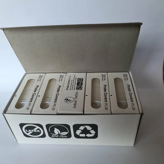 IndoorTactics 200 Stuks Navulset Beschermkapjes Voor Braun Thermoscan D2H - Beschermkapjes Navulset Voor Braun Thermoscan 3/7 Oorthermometer - Thermometer Dopjes - Lens Filters Cover Set 4 IndoorTactics 200 Stuks Navulset Beschermkapjes Voor Braun Thermoscan D2H - Beschermkapjes Navulset Voor Braun Thermoscan 3/7 Oorthermometer - Thermometer Dopjes - Lens Filters Cover Set - Afbeelding 2