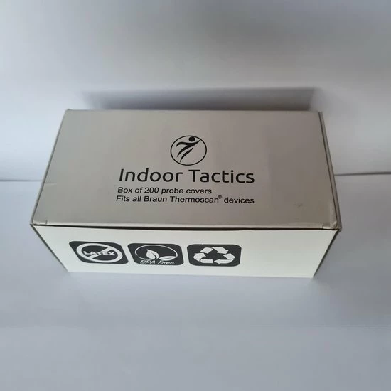 IndoorTactics 200 Stuks Navulset Beschermkapjes Voor Braun Thermoscan D2H - Beschermkapjes Navulset Voor Braun Thermoscan 3/7 Oorthermometer - Thermometer Dopjes - Lens Filters Cover Set 6 IndoorTactics 200 Stuks Navulset Beschermkapjes Voor Braun Thermoscan D2H - Beschermkapjes Navulset Voor Braun Thermoscan 3/7 Oorthermometer - Thermometer Dopjes - Lens Filters Cover Set - Afbeelding 4