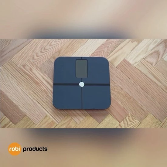 Robi Products Robi S9 Personenweegschaal Met Lichaamsanalyse - Zwart 4 Robi Products Robi S9 Personenweegschaal Met Lichaamsanalyse - Zwart - Afbeelding 2