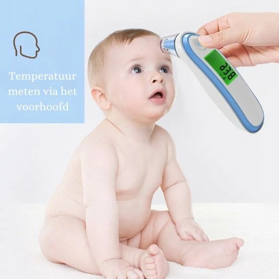 Healthline HealtLife Koortsthermometer - Temperatuurmeter - Infrarood Thermometer - Oorthermometer Voor Volwassenen, Kinderen En Baby’s - Voorhoofd Thermometer 6 Healthline HealtLife Koortsthermometer - Temperatuurmeter - Infrarood Thermometer - Oorthermometer Voor Volwassenen, Kinderen En Baby’s - Voorhoofd Thermometer - Afbeelding 4