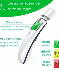 Monati 3 In 1 Infrarood Koortsthermometer - Nauwkeurige Meting Van Lichaam, Voorhoofd, Oor En Binnen - Voor Volwassenen En Baby's 10 Monati 3 In 1 Infrarood Koortsthermometer - Nauwkeurige Meting Van Lichaam, Voorhoofd, Oor En Binnen - Voor Volwassenen En Baby's -Yunmai Shop 550x550 645