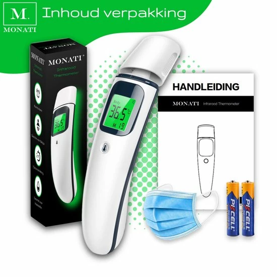Monati 3 In 1 Infrarood Koortsthermometer - Nauwkeurige Meting Van Lichaam, Voorhoofd, Oor En Binnen - Voor Volwassenen En Baby's 7 Monati 3 In 1 Infrarood Koortsthermometer - Nauwkeurige Meting Van Lichaam, Voorhoofd, Oor En Binnen - Voor Volwassenen En Baby's - Afbeelding 5