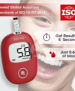 Sinocare Safe AQ Smart - Glucosemeter Kit ? Bloedsuiker Tester ? Inclusief 100 Test Strips En 100 Lancetten -Yunmai Shop 550x550 648