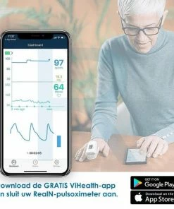 RealN WELLUE Professionele Saturatiemeter Met VIHEALTH-App - Oximeter - Hartslagmeter - Zuurstofmeter Vinger - Pulse Oximeter - Led Scherm - Wit 16 RealN WELLUE Professionele Saturatiemeter Met VIHEALTH-App - Oximeter - Hartslagmeter - Zuurstofmeter Vinger - Pulse Oximeter - Led Scherm - Wit -Yunmai Shop 550x550 656