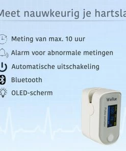 RealN WELLUE Professionele Saturatiemeter Met VIHEALTH-App - Oximeter - Hartslagmeter - Zuurstofmeter Vinger - Pulse Oximeter - Led Scherm - Wit 19 RealN WELLUE Professionele Saturatiemeter Met VIHEALTH-App - Oximeter - Hartslagmeter - Zuurstofmeter Vinger - Pulse Oximeter - Led Scherm - Wit -Yunmai Shop 550x550 658