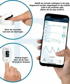 RealN WELLUE Professionele Saturatiemeter Met VIHEALTH-App - Oximeter - Hartslagmeter - Zuurstofmeter Vinger - Pulse Oximeter - Led Scherm - Wit 20 RealN WELLUE Professionele Saturatiemeter Met VIHEALTH-App - Oximeter - Hartslagmeter - Zuurstofmeter Vinger - Pulse Oximeter - Led Scherm - Wit -Yunmai Shop 550x550 659