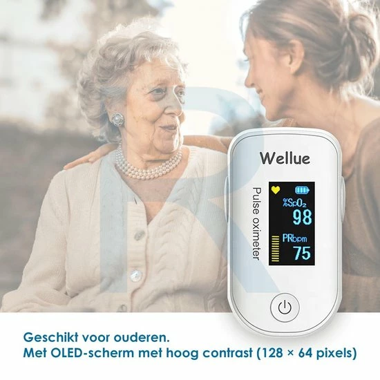 RealN WELLUE Professionele Saturatiemeter Met VIHEALTH-App - Oximeter - Hartslagmeter - Zuurstofmeter Vinger - Pulse Oximeter - Led Scherm - Wit 12 RealN WELLUE Professionele Saturatiemeter Met VIHEALTH-App - Oximeter - Hartslagmeter - Zuurstofmeter Vinger - Pulse Oximeter - Led Scherm - Wit - Afbeelding 10