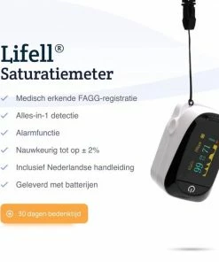 IMDK Saturatie En Hartslagmeter - Oximeter - (Bloed) Zuurstofmeter - Vingertop Pulse - Wit -Yunmai Shop 550x550 695