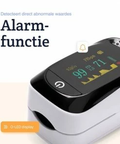 IMDK Saturatie En Hartslagmeter - Oximeter - (Bloed) Zuurstofmeter - Vingertop Pulse - Wit -Yunmai Shop 550x550 696