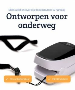 IMDK Saturatie En Hartslagmeter - Oximeter - (Bloed) Zuurstofmeter - Vingertop Pulse - Wit -Yunmai Shop 550x550 697