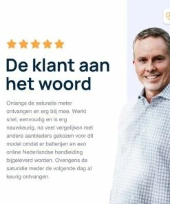 IMDK Saturatie En Hartslagmeter - Oximeter - (Bloed) Zuurstofmeter - Vingertop Pulse - Wit -Yunmai Shop 550x550 699