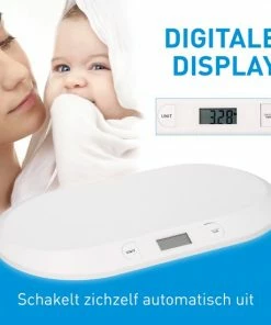 Grundig Babyweegschaal - Digitaal - 10 Gram Nauwkeurig - Max 20 Kilo - Tare-Functie - Wit -Yunmai Shop 550x550 703