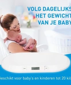 Grundig Babyweegschaal - Digitaal - 10 Gram Nauwkeurig - Max 20 Kilo - Tare-Functie - Wit -Yunmai Shop 550x550 704
