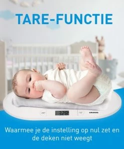 Grundig Babyweegschaal - Digitaal - 10 Gram Nauwkeurig - Max 20 Kilo - Tare-Functie - Wit -Yunmai Shop 550x550 705