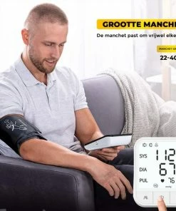 MostEssential Premium Bloeddrukmeter Bovenarm - Hartslagmeter - Inclusief Opbergtas En Batterijen - 200 Metingen Geheugen -Yunmai Shop 550x550 715