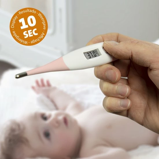 Alecto BC-19RE - Digitale Baby Thermometer - Rectaal - Roze 6 Alecto BC-19RE - Digitale Baby Thermometer - Rectaal - Roze - Afbeelding 4