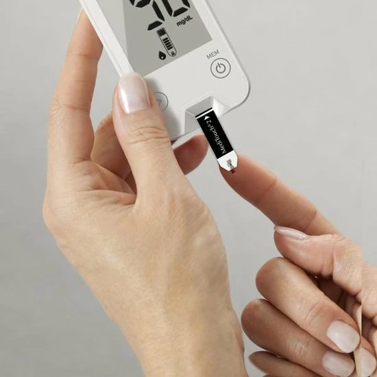 Medisana Bloedglucosemeter Meditouch2 Mg/dL (versie Voor België) 4 Medisana Bloedglucosemeter Meditouch2 Mg/dL (versie Voor België) - Afbeelding 2