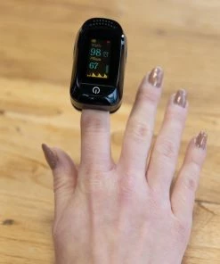 Silvergear Saturatiemeter - Oximeter - Zuurstofmeter - Hartslagmeter -Yunmai Shop 550x550 787