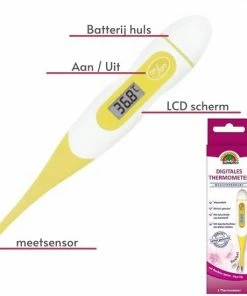 Sunlife Digitale Thermometer Flexibele Soft Tip - Lichaam - Koortsthermometer Baby - Staafthermometer Volwassenen - Rectaal - Lichaamsthermometer - Oorthermometer 16 Sunlife Digitale Thermometer Flexibele Soft Tip - Lichaam - Koortsthermometer Baby - Staafthermometer Volwassenen - Rectaal - Lichaamsthermometer - Oorthermometer -Yunmai Shop 550x550 801