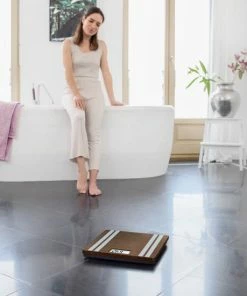 Medisana BS 552 Connect Personenweegschaal Bamboe Dark Met Lichaamsanalyse -Yunmai Shop 550x550 821