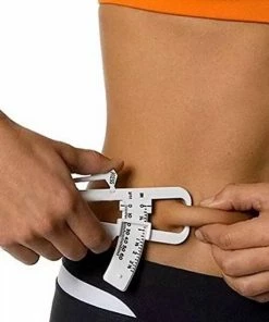 Cheaperito Vetpercentagemeter | Huidplooimeter I Caliper | Lichaamsvet Meter | | Vetmeter I Inclusief Handleiding I Wit