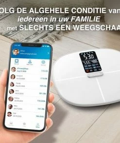 O'dor® Bluetooth Personenweegschaal - Weegschaal - Digitale Lichaamsanalyse - Meet Hartslag, Gewicht, Lichaamsvet, Spiermassa, BMI, Botmassa En Vetpercentage - Wit 17 O'dor® Bluetooth Personenweegschaal - Weegschaal - Digitale Lichaamsanalyse - Meet Hartslag, Gewicht, Lichaamsvet, Spiermassa, BMI, Botmassa En Vetpercentage - Wit -Yunmai Shop 550x550 840