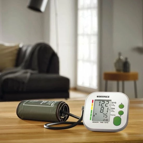 Soehnle 68127 Systo Monitor 180 Bovenarm-Bloeddrukmeter Wit/Grijs 11 Soehnle 68127 Systo Monitor 180 Bovenarm-Bloeddrukmeter Wit/Grijs - Afbeelding 9