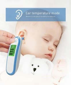 Boxym Infrarood Oorthermometer - Kinderen En Volwassenen - Snelle Meting - Koortsthermometer - Voorhoofd - Grijs -Yunmai Shop 550x550 870