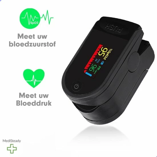 Medi Steady? Saturatiemeter - Zwart - Oximeter - Zuurstofmeter - Saturatiemeter Zuurstofmeter Vinger - Zuurstofmeter Met Hartslagmeter - Saturatiemeter Met Hartslagmeter - Saturatiemeter Best Getest - Saturatie - Saturatiemeters -Inclusief Batterijen 7 Medi Steady? Saturatiemeter - Zwart - Oximeter - Zuurstofmeter - Saturatiemeter Zuurstofmeter Vinger - Zuurstofmeter Met Hartslagmeter - Saturatiemeter Met Hartslagmeter - Saturatiemeter Best Getest - Saturatie - Saturatiemeters -Inclusief Batterijen - Afbeelding 5