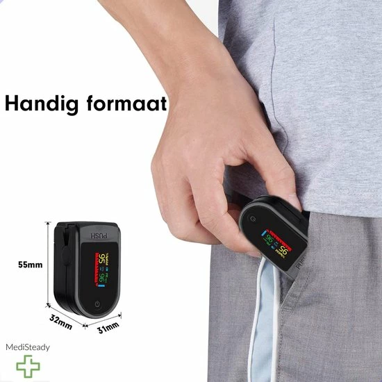 Medi Steady? Saturatiemeter - Zwart - Oximeter - Zuurstofmeter - Saturatiemeter Zuurstofmeter Vinger - Zuurstofmeter Met Hartslagmeter - Saturatiemeter Met Hartslagmeter - Saturatiemeter Best Getest - Saturatie - Saturatiemeters -Inclusief Batterijen 11 Medi Steady? Saturatiemeter - Zwart - Oximeter - Zuurstofmeter - Saturatiemeter Zuurstofmeter Vinger - Zuurstofmeter Met Hartslagmeter - Saturatiemeter Met Hartslagmeter - Saturatiemeter Best Getest - Saturatie - Saturatiemeters -Inclusief Batterijen - Afbeelding 9
