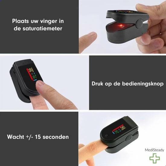 Medi Steady? Saturatiemeter - Zwart - Oximeter - Zuurstofmeter - Saturatiemeter Zuurstofmeter Vinger - Zuurstofmeter Met Hartslagmeter - Saturatiemeter Met Hartslagmeter - Saturatiemeter Best Getest - Saturatie - Saturatiemeters -Inclusief Batterijen 12 Medi Steady? Saturatiemeter - Zwart - Oximeter - Zuurstofmeter - Saturatiemeter Zuurstofmeter Vinger - Zuurstofmeter Met Hartslagmeter - Saturatiemeter Met Hartslagmeter - Saturatiemeter Best Getest - Saturatie - Saturatiemeters -Inclusief Batterijen - Afbeelding 10