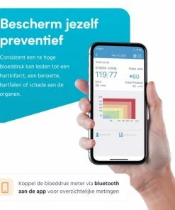 Sparxs Bloeddrukmeter - Inclusief Hartfilmpje (ECG) - Hartslagmeters Voor Bovenarm Of Borst - Inclusief App Via Bluetooth -Yunmai Shop 550x550 905
