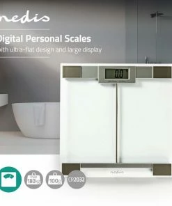Nedis Personenweegschaal | Digitaal | Transparant | Gehard Glas | Maximaal Weegvermogen: 180 Kg 25 Nedis Personenweegschaal | Digitaal | Transparant | Gehard Glas | Maximaal Weegvermogen: 180 Kg -Yunmai Shop 550x550 912