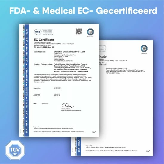 Wellue Thermometer - Thermometer Lichaam - Thermometer Baby - Thermometer Voorhoofd - Thermometer Oor - Koortsthermometer Voor Volwassenen - Bundelvoordeel 12 Wellue Thermometer - Thermometer Lichaam - Thermometer Baby - Thermometer Voorhoofd - Thermometer Oor - Koortsthermometer Voor Volwassenen - Bundelvoordeel - Afbeelding 10