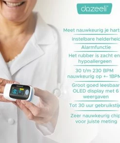 Dozeeli? Saturatiemeter Zuurstofmeter Vinger - Oximeter - FAGG Medische Kwalificatie En Inspectie + CE - NL Handleiding - Opberghoes Koord + Panasonic Batteijen - Blauw 15 Dozeeli? Saturatiemeter Zuurstofmeter Vinger - Oximeter - FAGG Medische Kwalificatie En Inspectie + CE - NL Handleiding - Opberghoes Koord + Panasonic Batteijen - Blauw -Yunmai Shop 550x550 933