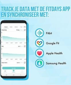 Silvergear Premium Slimme Weegschaal Met Hartslagmeter ? 17x Lichaamsanalyse Metingen - Gratis App - Wit 16 Silvergear Premium Slimme Weegschaal Met Hartslagmeter ? 17x Lichaamsanalyse Metingen - Gratis App - Wit -Yunmai Shop 550x550 95