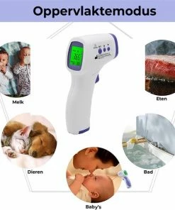 Super-Outlet HealthyTech Infrarood Thermometer - Koortsthermometer Met LCD-scherm - Incl. Batterijen 20 Super-Outlet HealthyTech Infrarood Thermometer - Koortsthermometer Met LCD-scherm - Incl. Batterijen -Yunmai Shop 550x550 963