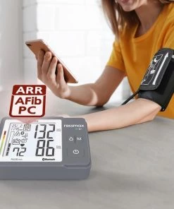 Rossmax Z5 - *Nieuw* - Bloeddrukmeter Bovenarm Hartstichting - Klinisch Gevalideerd - Hartslagmeter - Bluetooth - Smartphone App - Onregelmatige Hartslag - AFib En PC Detectie - Geheugen - Gemiddelde Ochtend/Avond - Accu - 2 Gebruikers En Gastmodus -Yunmai Shop 550x550 965