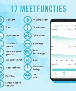 Silvergear Premium Slimme Weegschaal Met Hartslagmeter ? 17x Lichaamsanalyse Metingen - Gratis App - Wit 18 Silvergear Premium Slimme Weegschaal Met Hartslagmeter ? 17x Lichaamsanalyse Metingen - Gratis App - Wit -Yunmai Shop 550x550 97