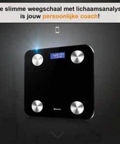 Merkloos Weegschaal Lichaamsanalyse Met 12 Lichaamsmetingen - Personenweegschaal - Digitale Weegschaal Met App Voor Android En IOS - Vetpercentage Meten - BMI Meten - Zwart 18 Merkloos Weegschaal Lichaamsanalyse Met 12 Lichaamsmetingen - Personenweegschaal - Digitale Weegschaal Met App Voor Android En IOS - Vetpercentage Meten - BMI Meten - Zwart -Yunmai Shop 550x550 970