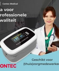 Contec CMS50D1 - Saturatiemeter - Pulse Oximeter - Zuurstofmeter Vinger - Gebruiksklaar Geleverd -Yunmai Shop 550x550 981