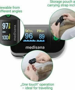 Medisana Saturatiemeter PM 100 Black 16 Medisana Saturatiemeter PM 100 Black -Yunmai Shop 550x553 3